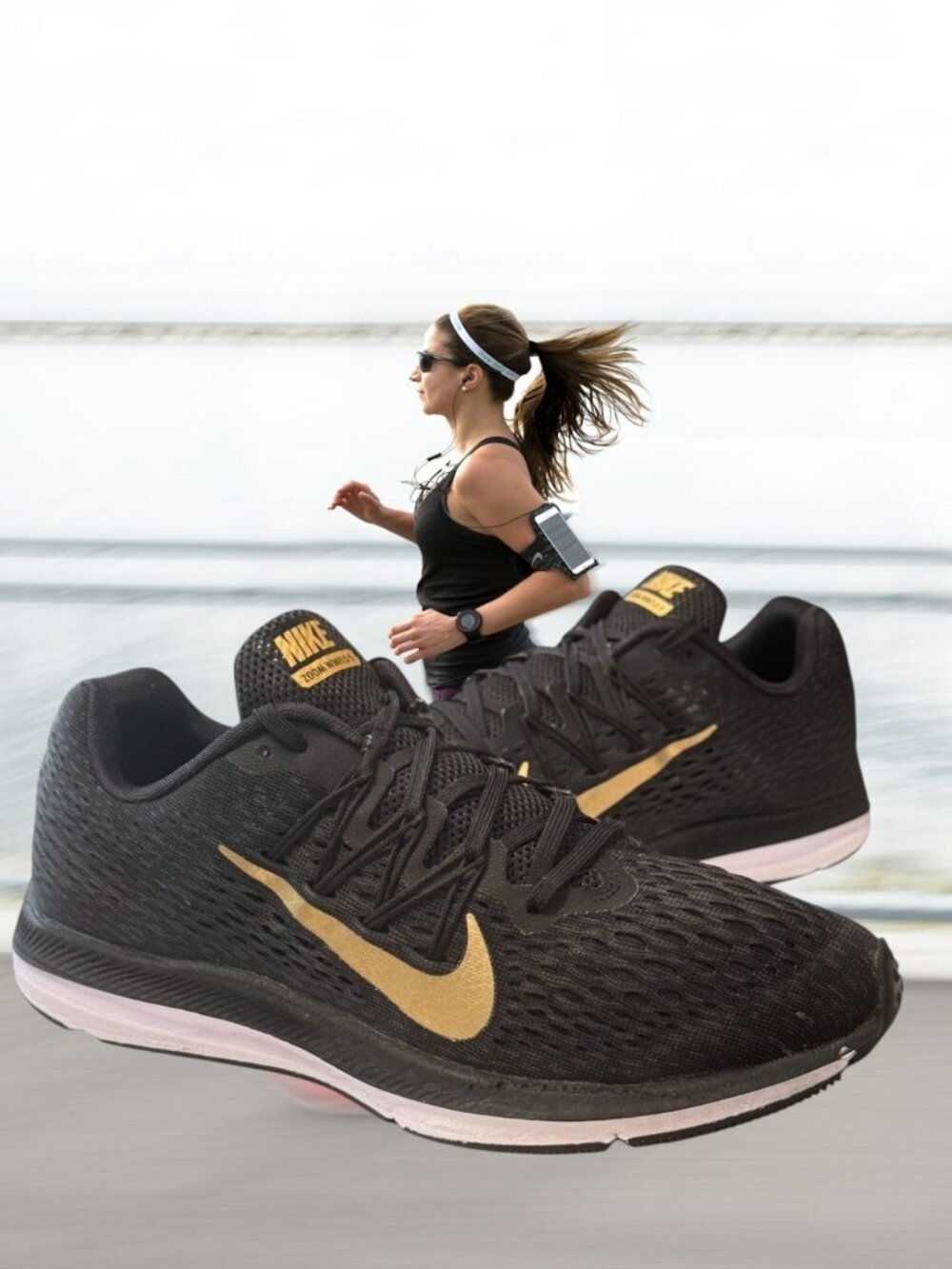 Nike Zoom Winflo 5 (BV1253-001) Women's Running Athletic Shoes Sneaker Size 8
